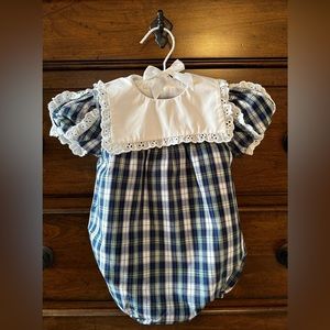 Tartan bubble for baby girl